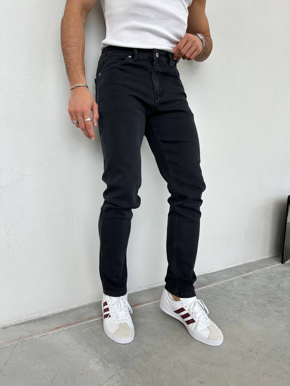 Siyah Regular Kalıp Pantolon BM-6988 - Bymesman