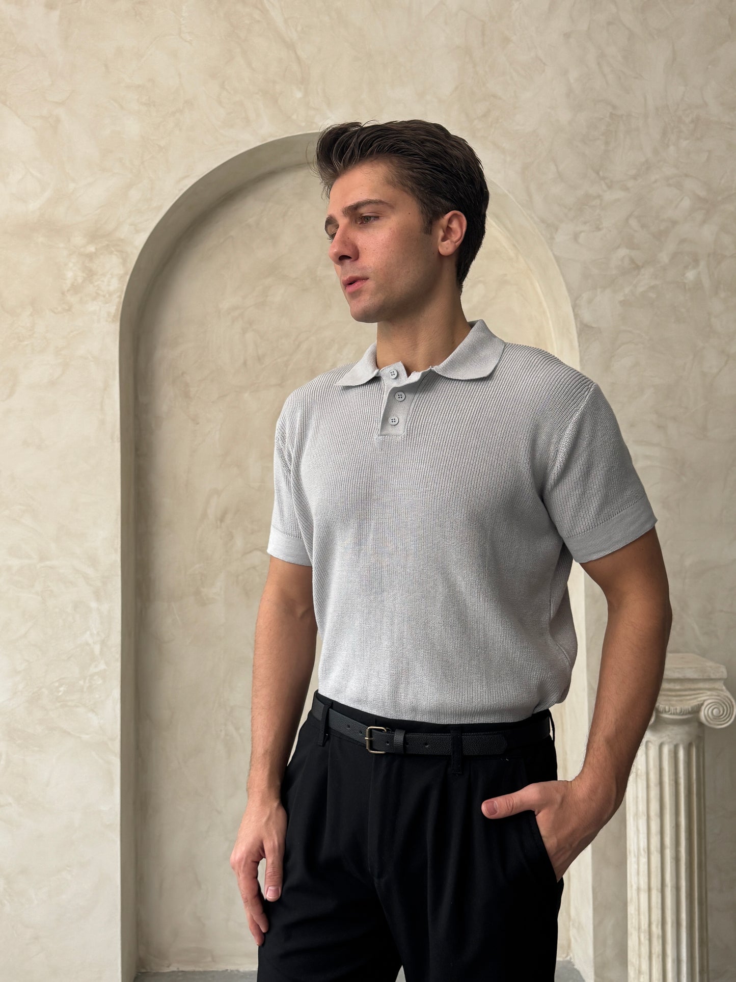 Düğmeli Örme Triko BM6014