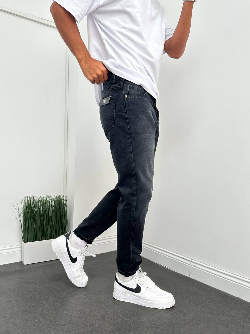 Füme Eksitme Boyfriend Pantolon BM-3680 - Bymesman