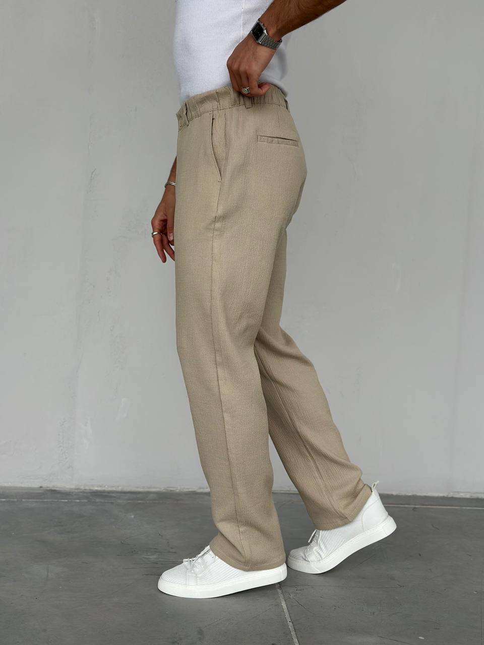 Gofre Kumaş Baggy Pantalon BM-3453 - Bymesman