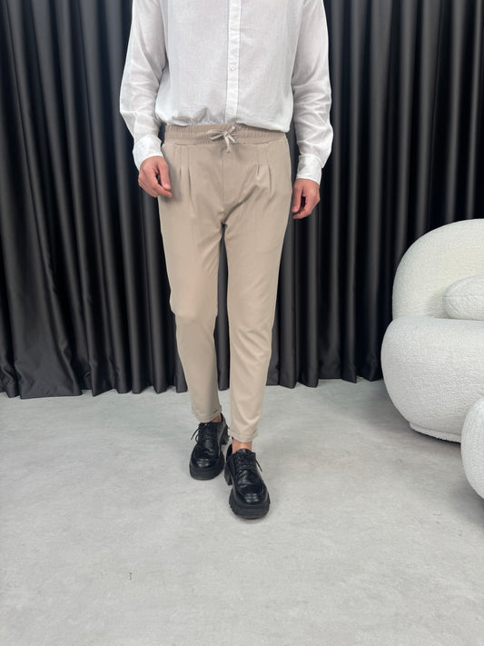 Double Paça Pileli Jogger Pantolon BM3091