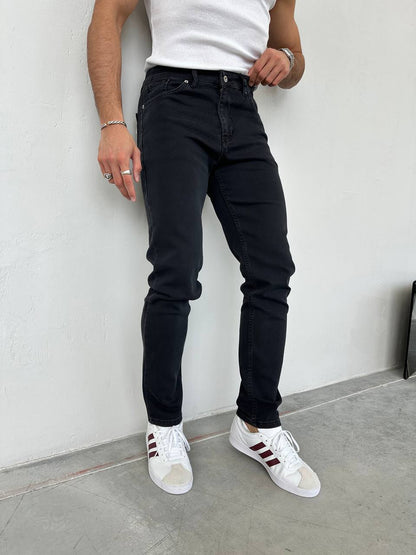 Siyah Regular Kalıp Pantolon BM-6988 - Bymesman
