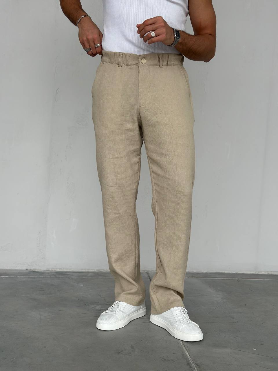 Gofre Kumaş Baggy Pantalon BM-3453 - Bymesman